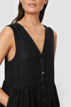 Airy Linen Spencer Kjole