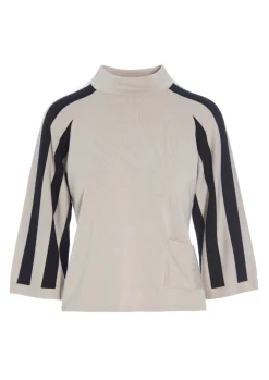 Bloom Knit Hojhalset Bluse