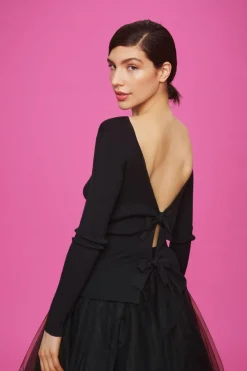 Bloom Knit Rib Bluse