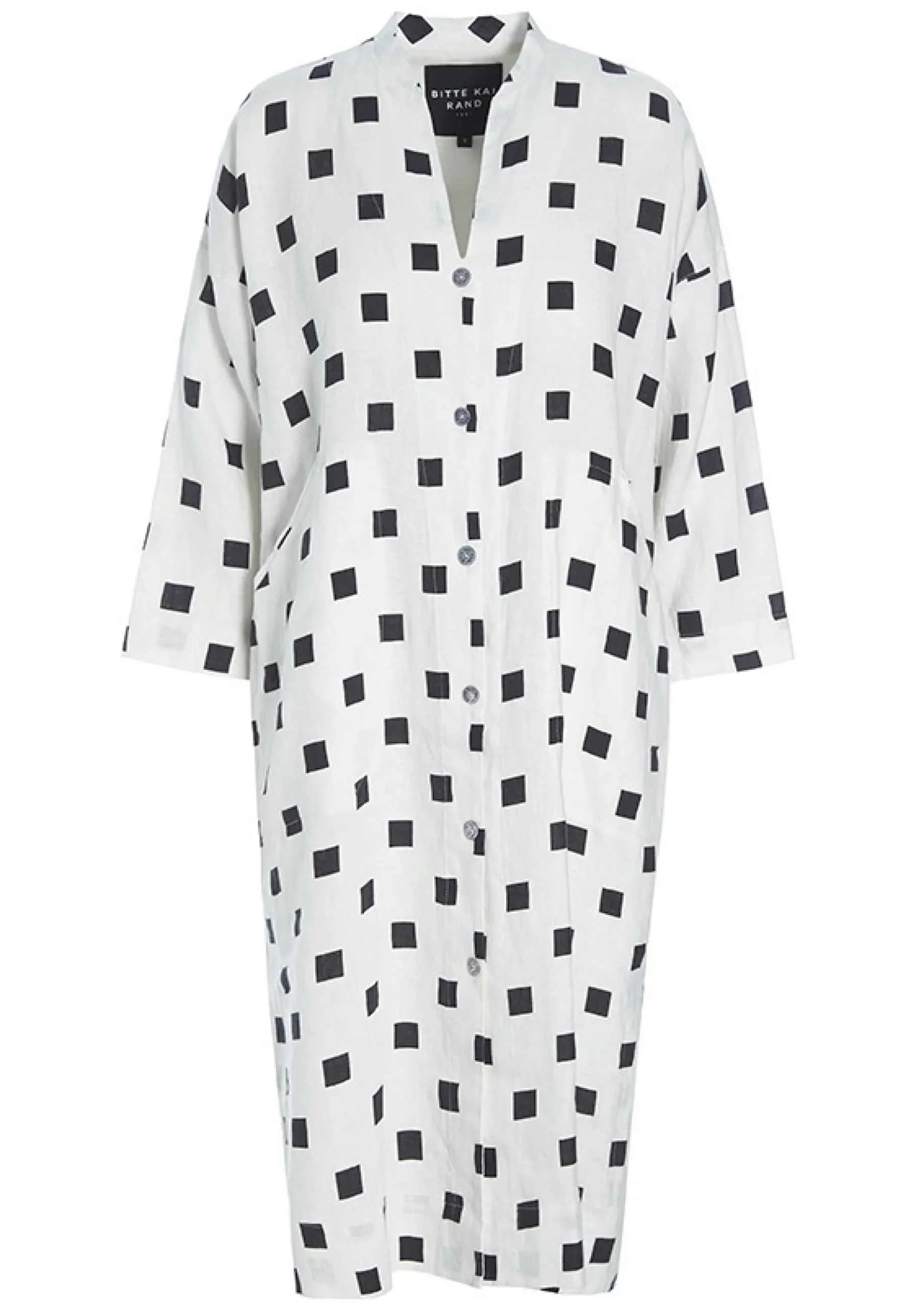 Checkpoint Linen Skjortekjole