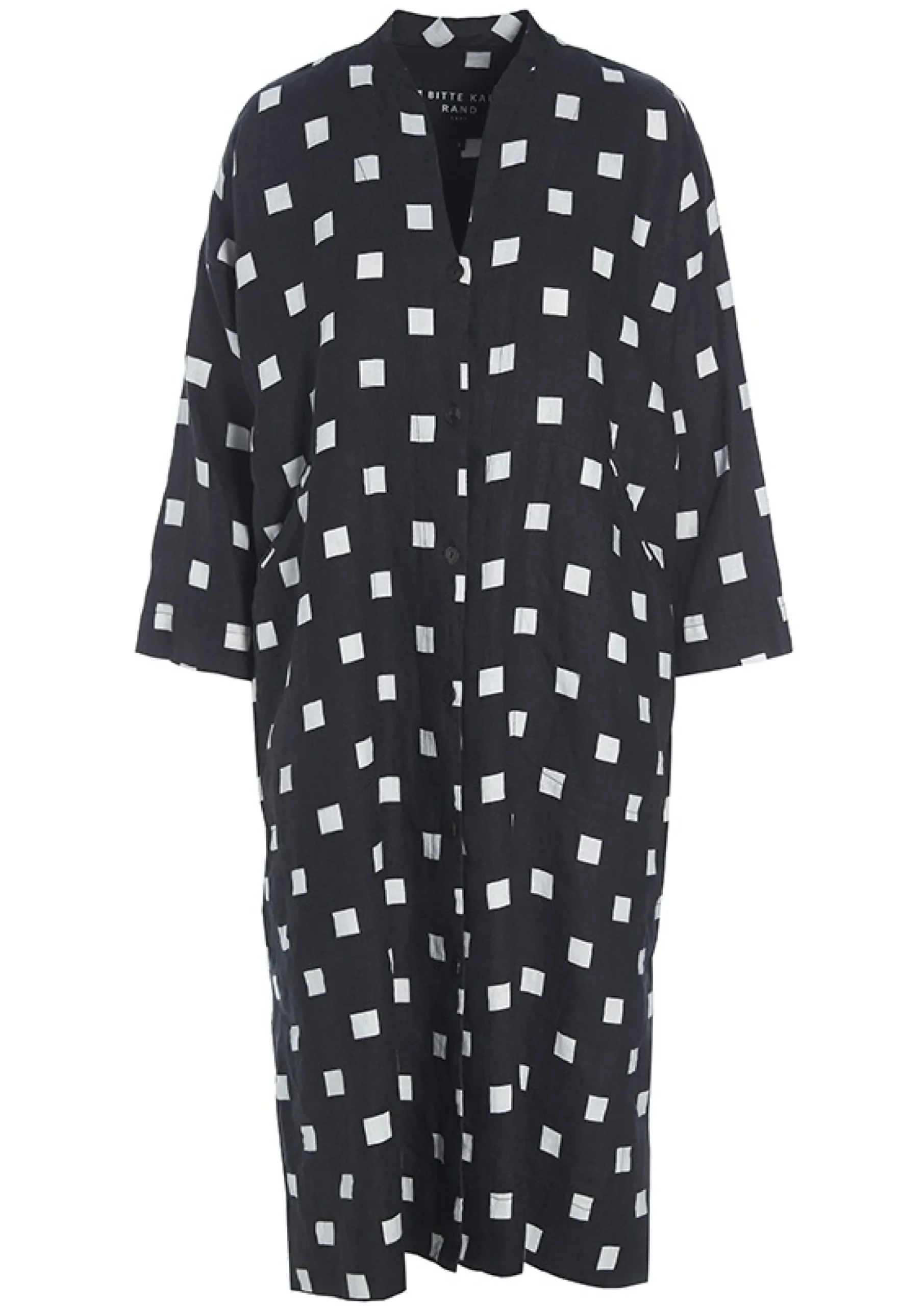 Checkpoint Linen Skjortekjole