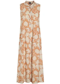 Dahlias Fsc Aermelos Kjole