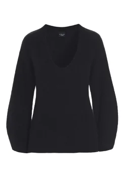 Dandelion Knit Bluse Med V-Hals