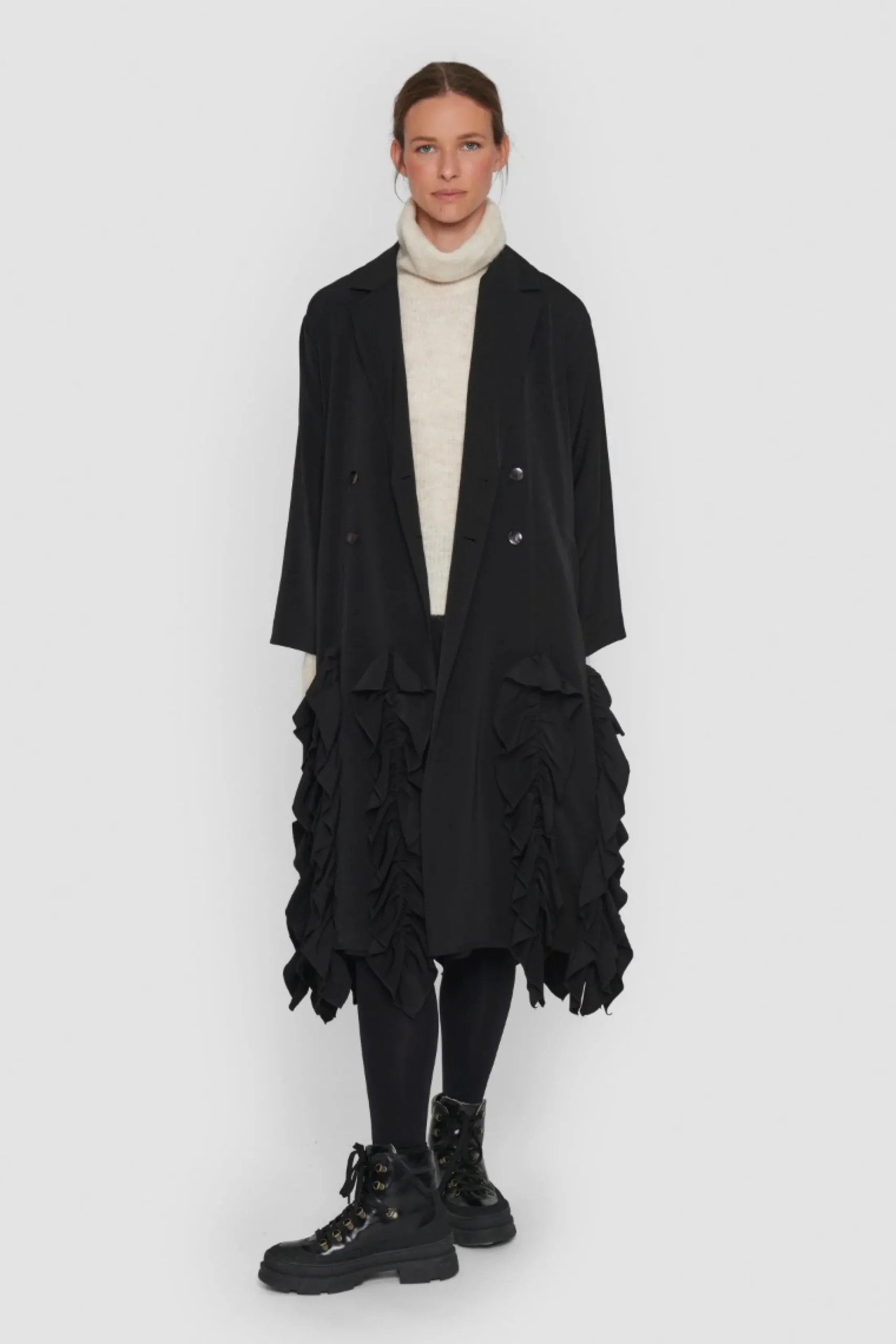 Dandelion Knit Hojhalset Bluse