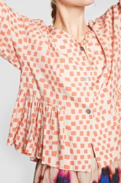 Domino Fsc Bluse Med Knapper