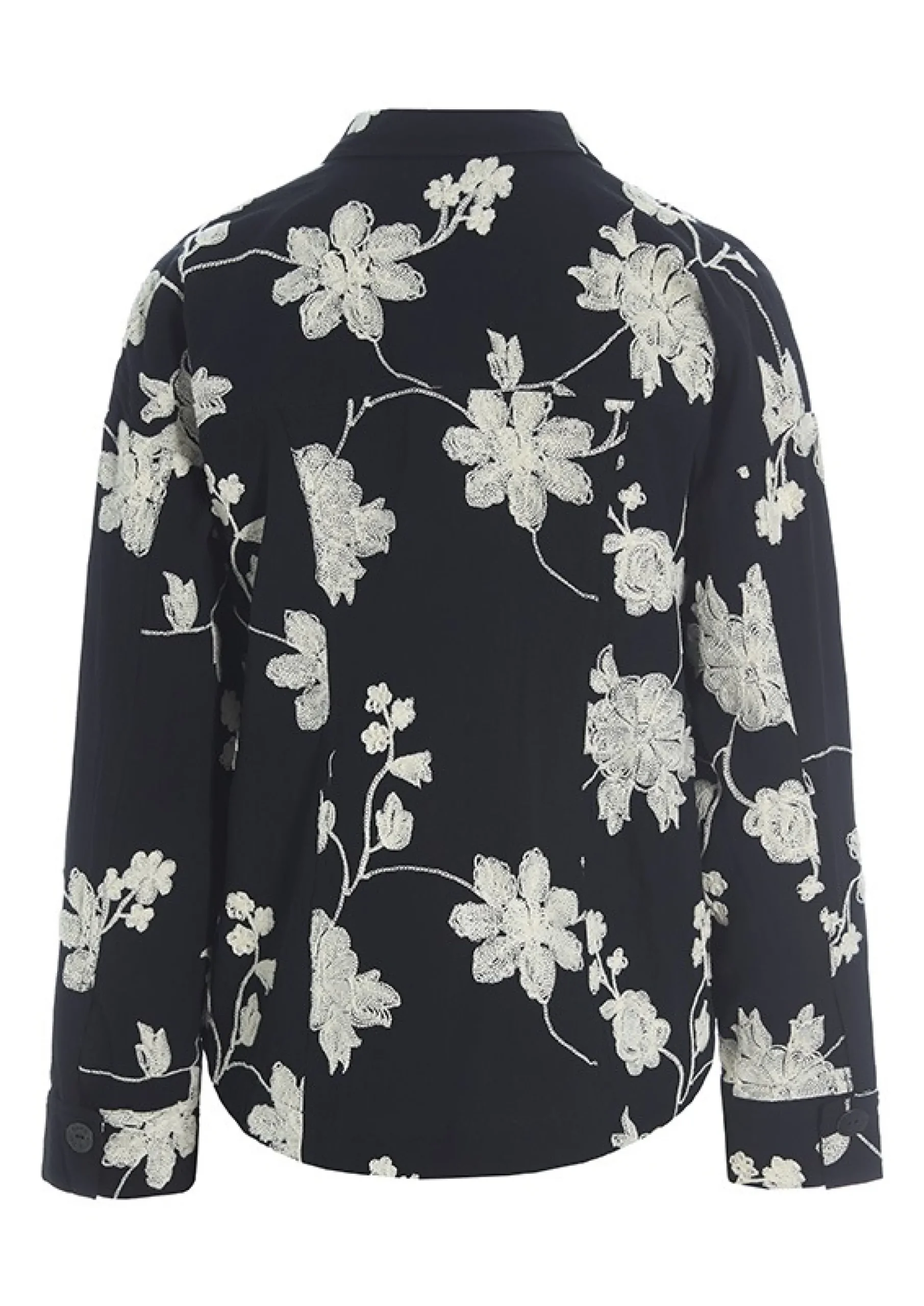 Embroidered Flower Jakke