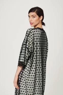 Embroidery Mesh Kjole