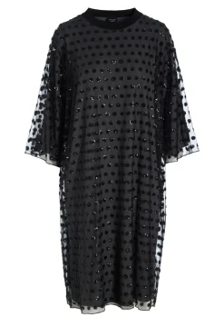 Embroidery Mesh Kjole