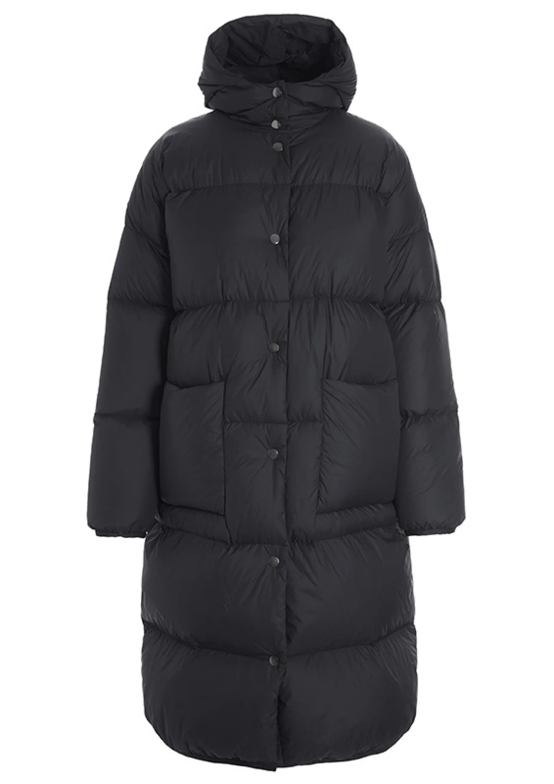 Feather Down Frakke Med Haette