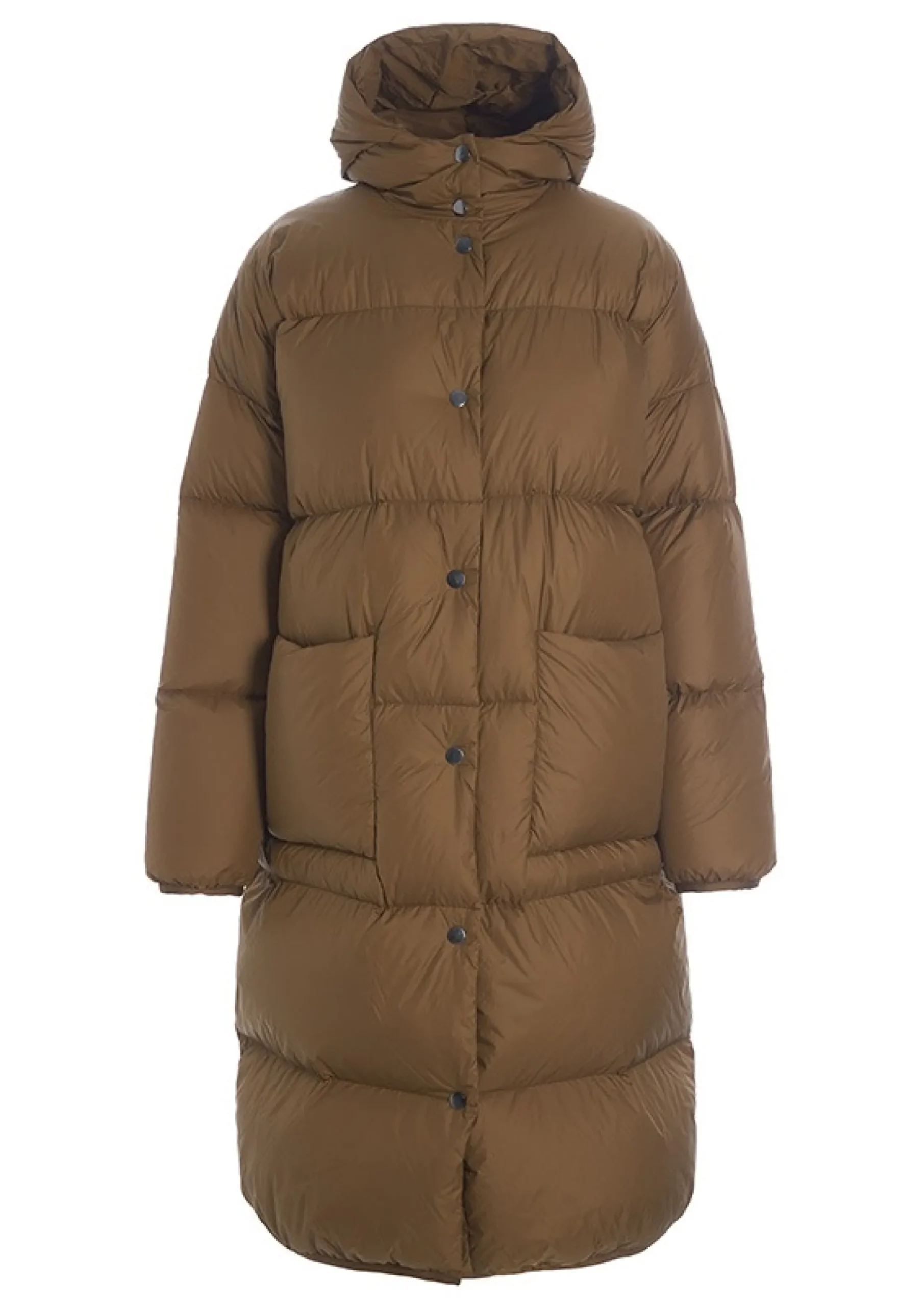 Feather Down Frakke Med Haette