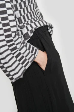 Floret Knit Bluse Med Badudskaering