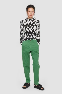 Floret Knit Hojhalset Bluse