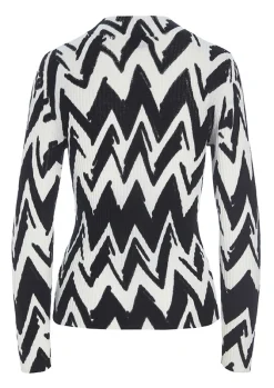 Floret Knit Hojhalset Bluse