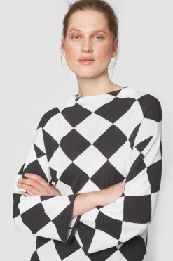 Floret Knit Langaermet Bluse