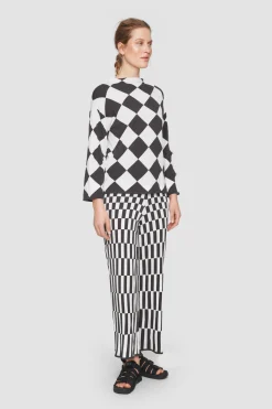 Floret Knit Langaermet Bluse