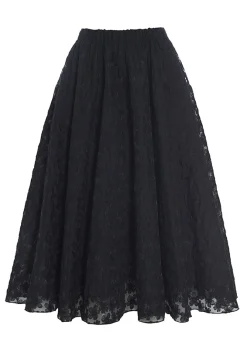 Flower Organza Nederdel