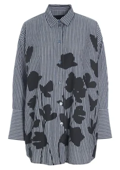 Flowers & Stripes Skjorte