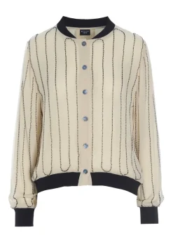 Fuwatto Georgette Fsc Bluse Med Knapper