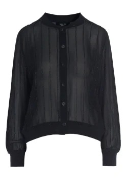 Fuwatto Georgette Fsc Bluse Med Knapper