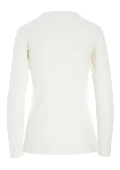 Globe Rib Langaermet Bluse