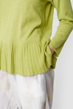 Hakumei Plisse Bluse