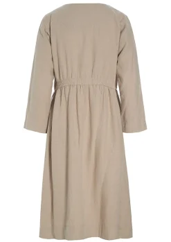 Lazy Linen Kjole Med Elastik