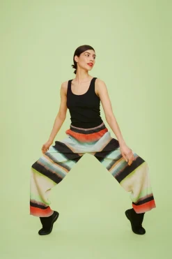 Liquorice Stripe Bukser