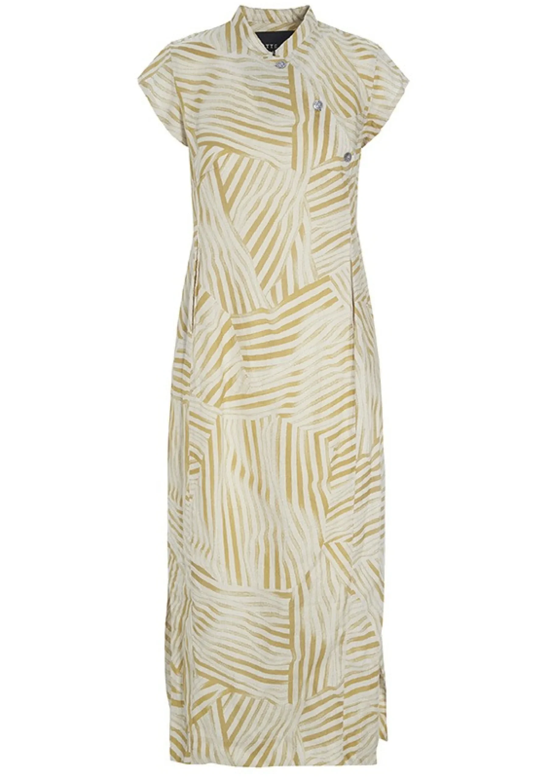 Peony & Waves Kortaermet Kjole