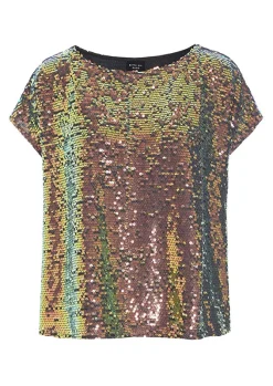 Sunset Sequin Bluse