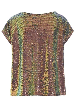 Sunset Sequin Bluse