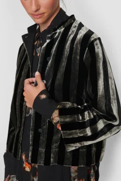 Velvet Stripe Jakke