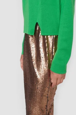 Wakasu Wool Blend Bluse