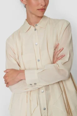 Washi Voile Origami Skjorte