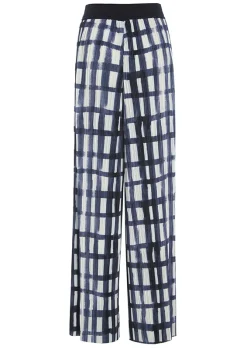 Watercolour Check Bukser