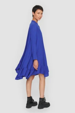 Wrinkle Viscose Flaese Kjole