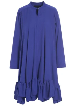 Wrinkle Viscose Flaese Kjole