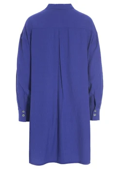 Wrinkle Viscose Lang Skjorte